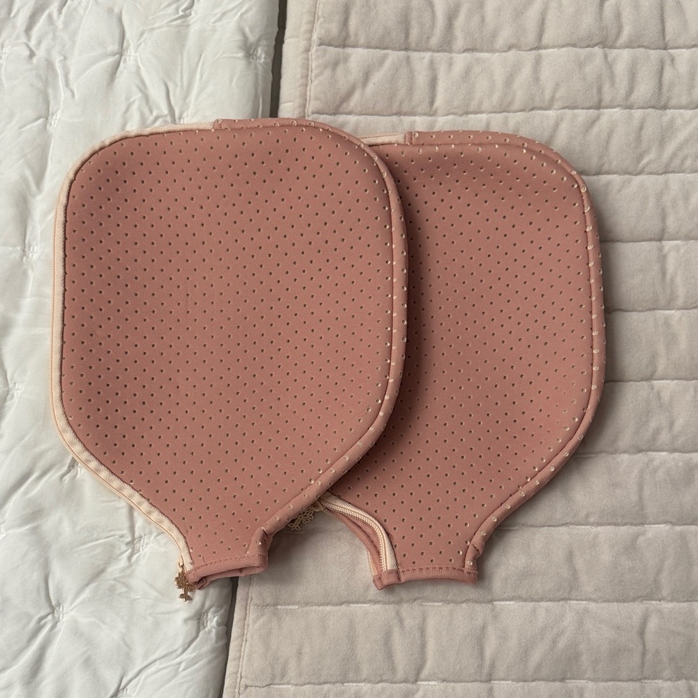 Pink Perforated Paddle Covers